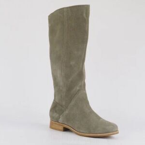 Womens Timberland Rangeley 8124R Light Olive Leather Pull On Tall Boots size 5.5